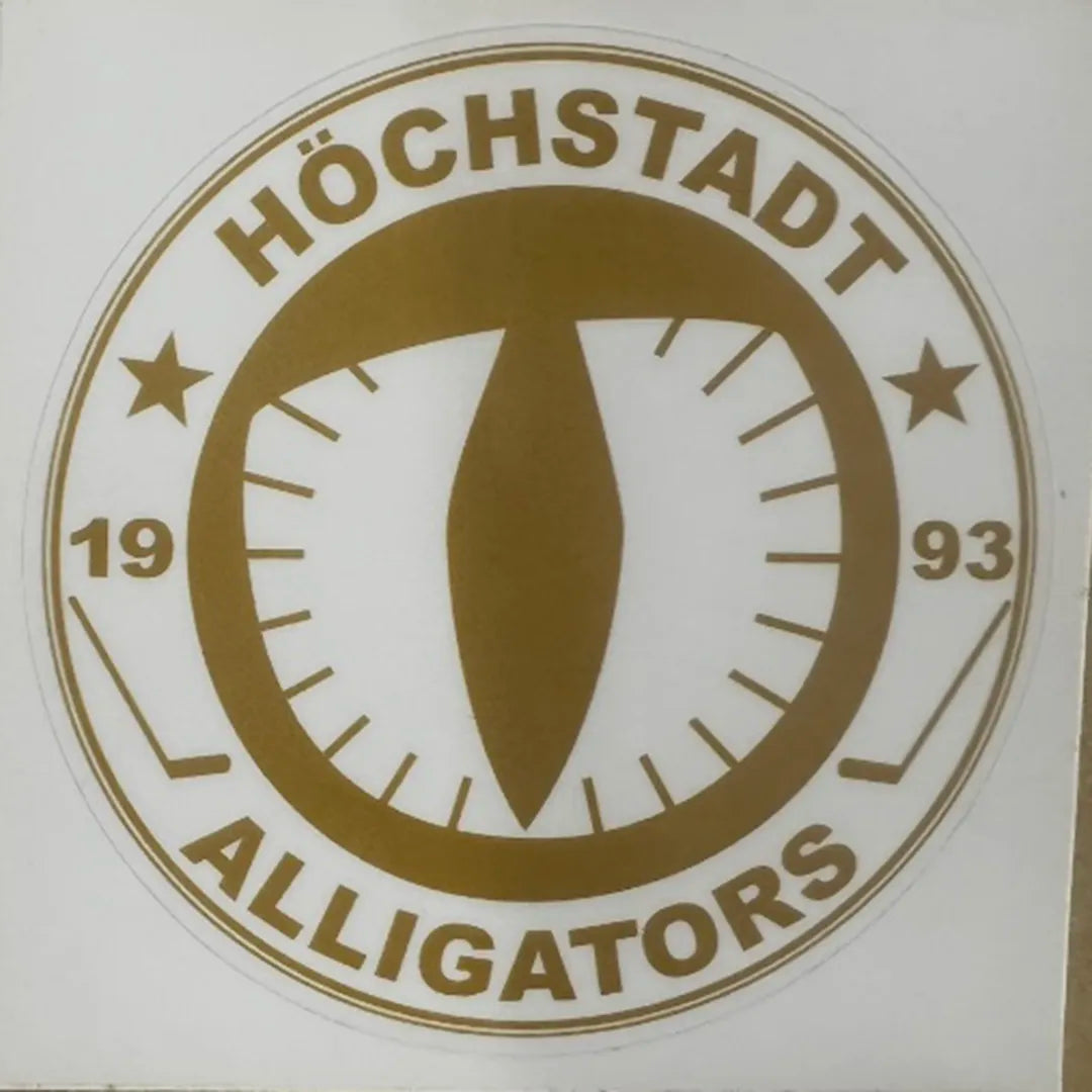 Aufkleber Höchstadt Alligators gold